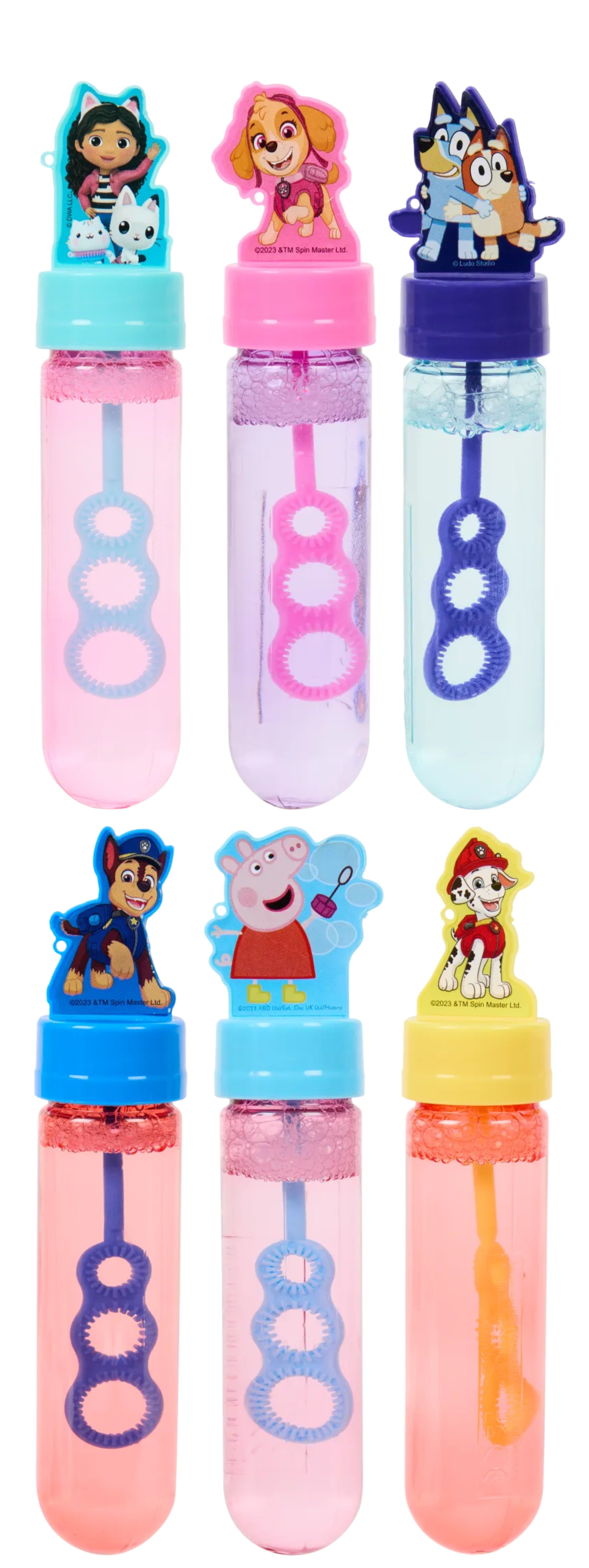 Vrolijke bellenblaas met thema 30 ml