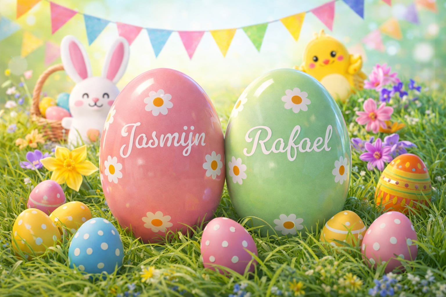 Gepersonaliseerd Keramieken Paasei – Een Uniek Lentestuk