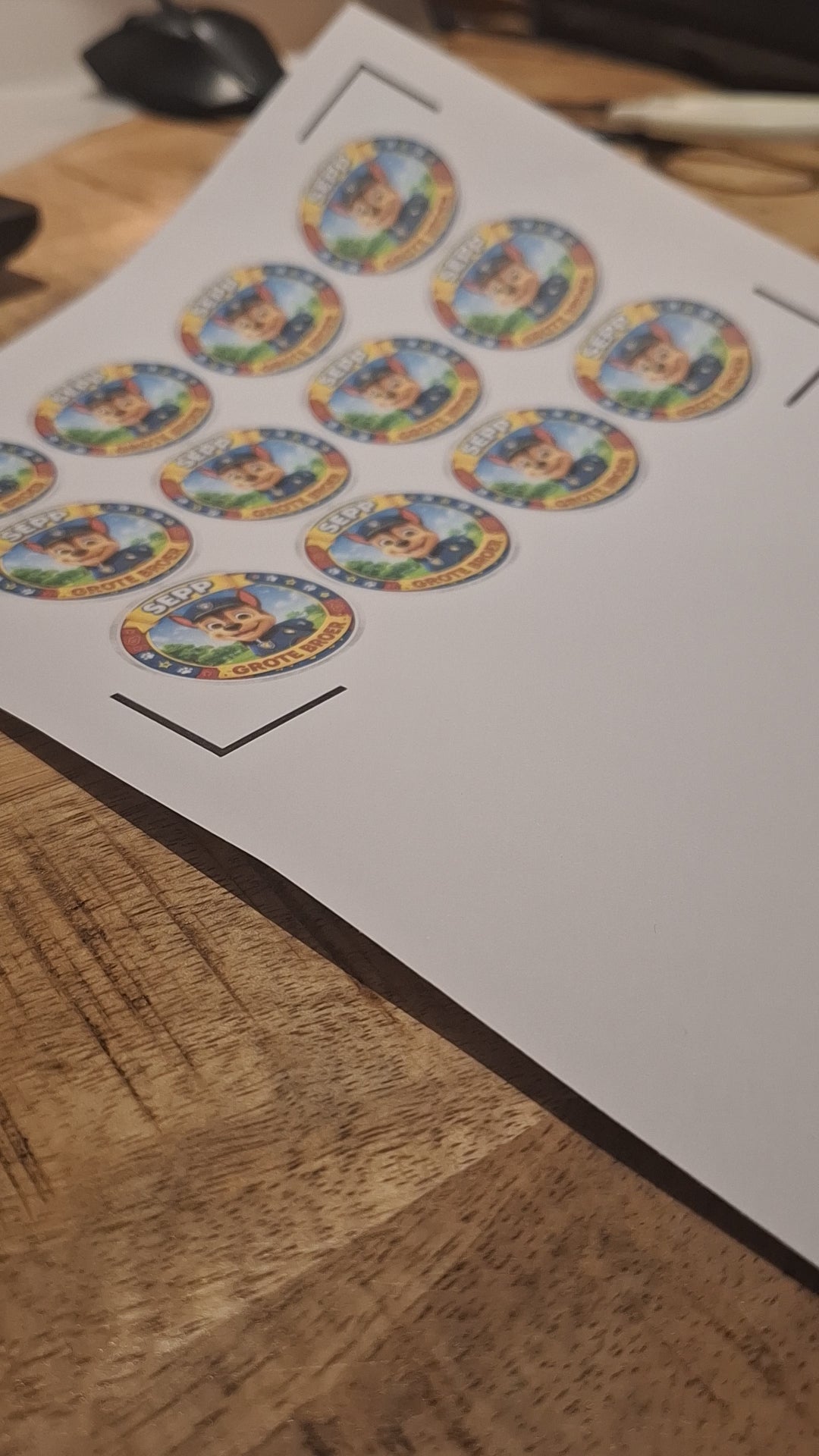 Ronde Stickers 4 cm – Volledig Gepersonaliseerd! 🎉